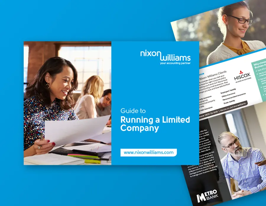 Professional brochure design for Nixon Williams created by 349 Design