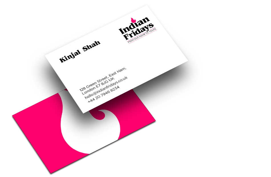 Indian Fridays business cards