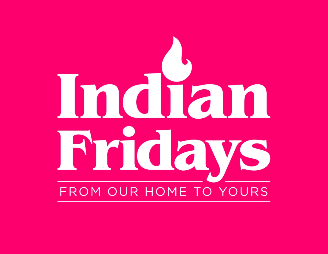 Indian Fridays white-out logo by 349 Design