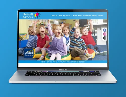 Heirs & Graces Day Nursery – Website Design & Build